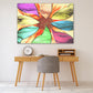 Modern abstract wall art, horizontal canvas print, huge painting, wall hanging decor, multi panel wall art