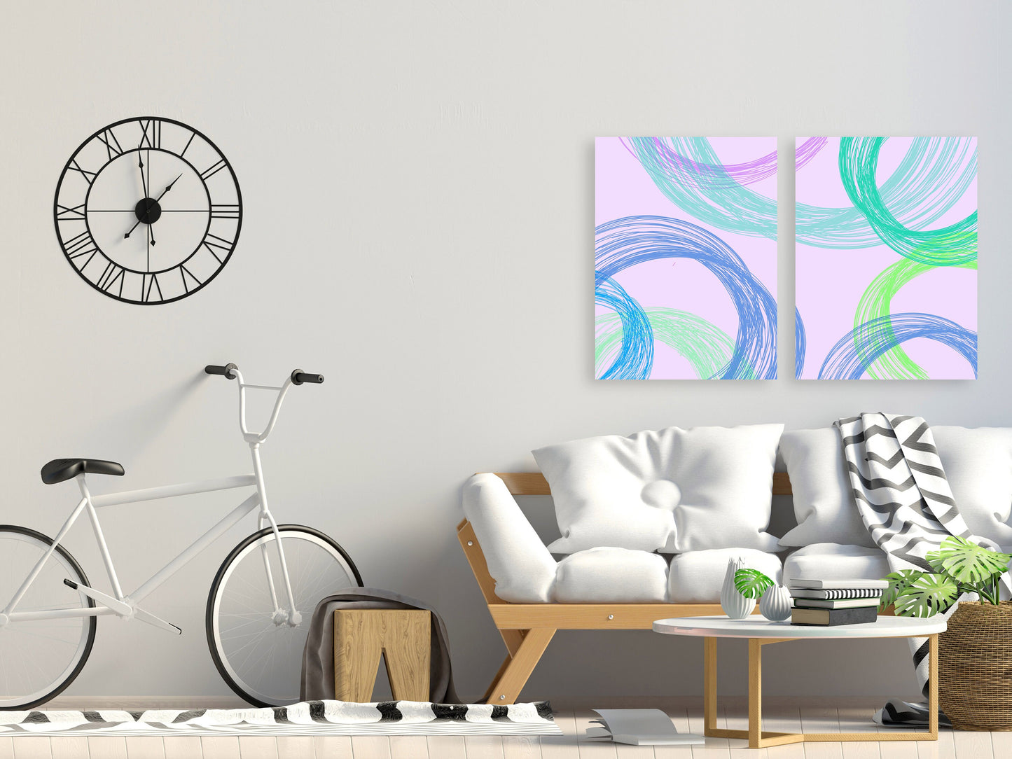 Abstract wall art paintings on canvas, home wall decor, canvas painting, abstract art print multi panel wall art modern abstract art