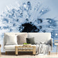 Floral wallpaper Peel and stick wallpaper Photo wallpaper Textured wallpaper adhesive wallpaper Botanical removable wallpaper blue wallpaper