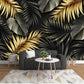 Tropical Leaf Removable Textured fabric peel and stick wallpaper modern vinyl wall mural living room wall decor bedroom covering decoration