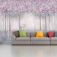 Nature wall decor, Floral wallpaper, Modern wallpaper, Removable wallpaper Textured wallpaper fabric vinyl wallpaper art deco wallpaper