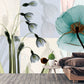 Flowers wallpaper Floral Peel and stick wallpaper Photo wallpaper Textured wallpaper adhesive wallpaper Botanical removable wallpaper