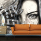 Black and white wallpaper Peel and stick wallpaper Photo wallpaper removable wallpaper photo wall self adhesive Bedroom wallpaper