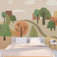 Boy nursery decor Removable wallpaper Textured wallpaper nursery wallpaper vinyl wallpaper modern wallpaper wall print art