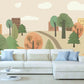 Boy nursery decor Removable wallpaper Textured wallpaper nursery wallpaper vinyl wallpaper modern wallpaper wall print art
