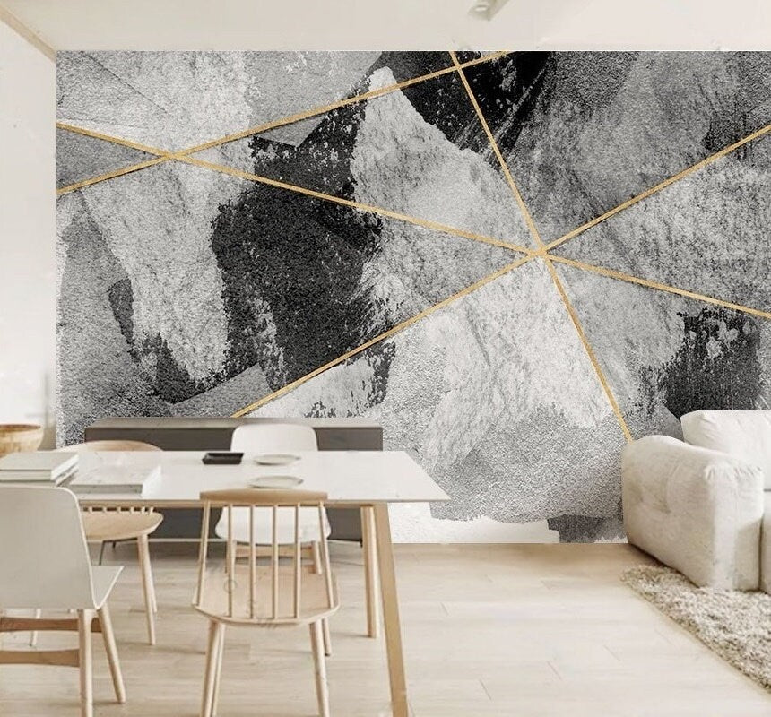 3d wall mural Abstract wallpaper Peel and stick wallpaper Photo wallpaper kitchen wallpaper removable wallpaper Geometric wallpaper