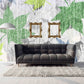 Abstract wallpaper Leaf wall decal Minimalist wall decor Peel and stick wall mural kitchen removable art deco wallpaper wall covering