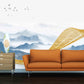 Smoky mountains wall art Peel&stick wallpaper Blue ridge mountains wall art Wall decor Outdoors mountains wall art