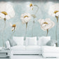 Peel and stick Flower wallpaper Murals for girls Home wall decor Botanical removable Flower wall sticker Herb prints wall art