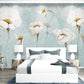 Peel and stick Flower wallpaper Murals for girls Home wall decor Botanical removable Flower wall sticker Herb prints wall art