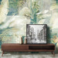 Tropical leaf wallpaper peel and stick wall mural, vinyl wallpaper, modern botanical wallpaper, banana leaf mural